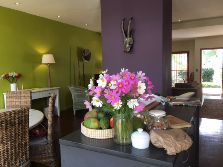 View from Kitchen and dining space