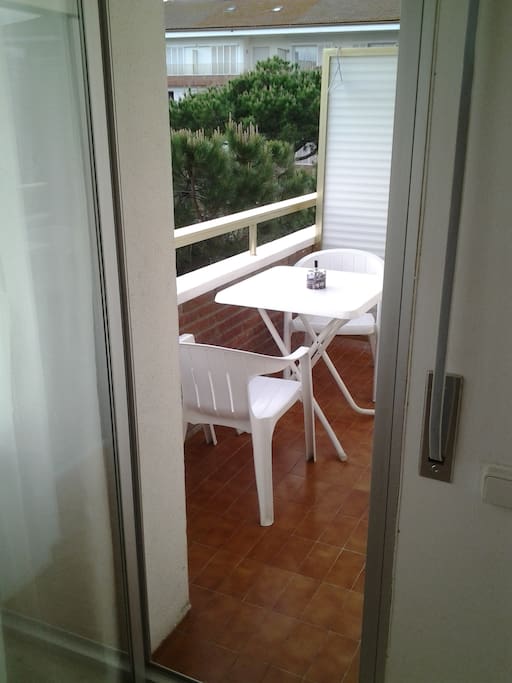 Balcon pour les petits dejeuner
