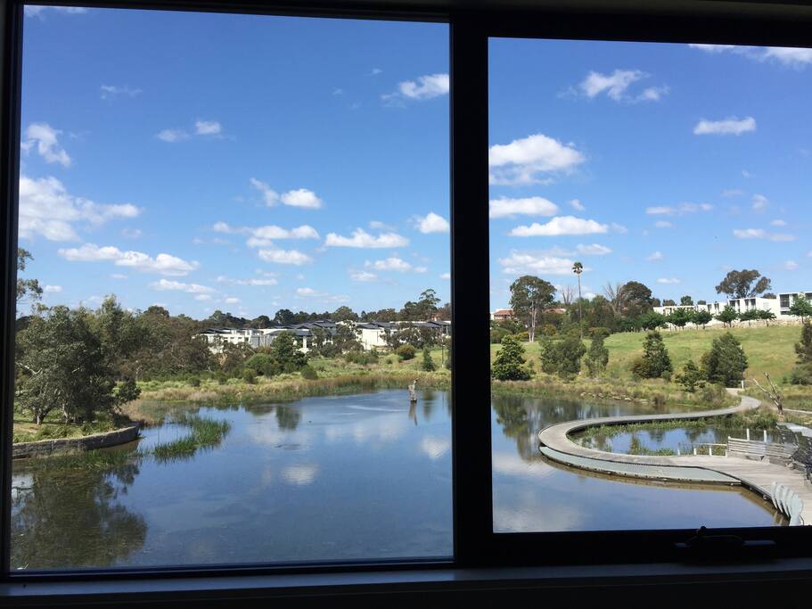 Lake land view from the living room