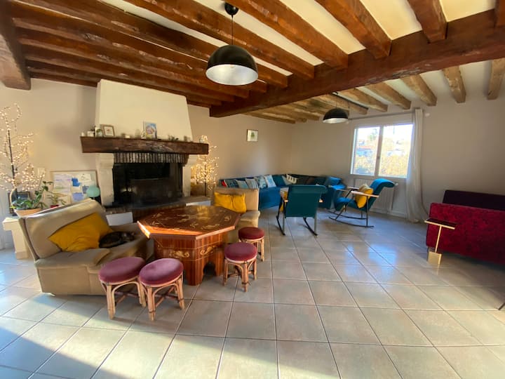 Villa - Piscine Chauffée, Sauna, Cheminée - 퐁텐블로