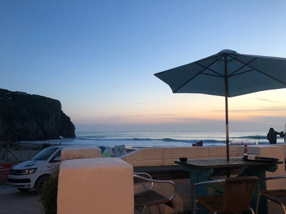 View from the famous Blue Bar.