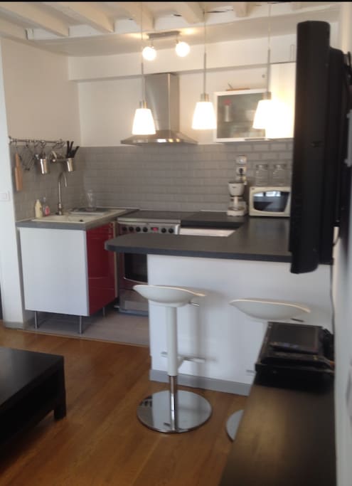 Kitchen, perfect to try french food