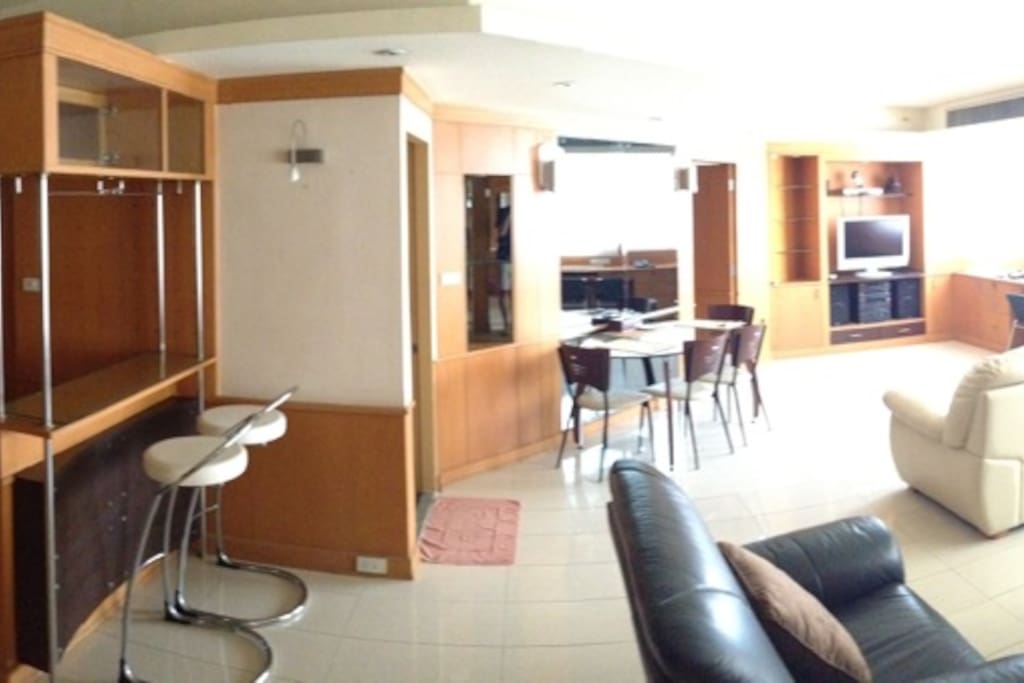 open space dining area