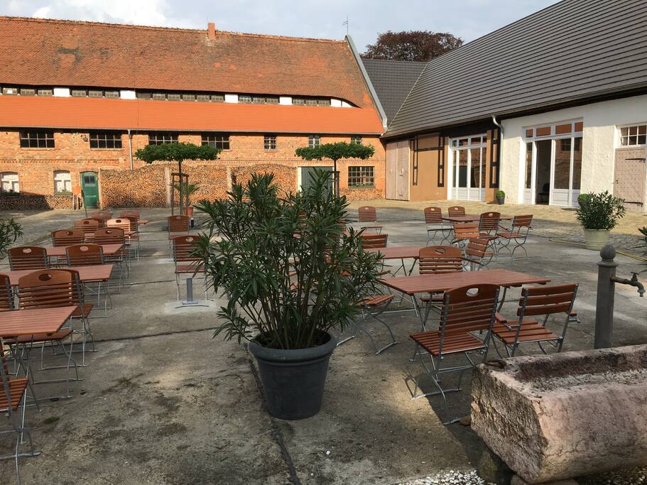 Blick in den Gutshof