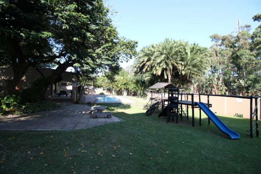 Communal area. Braai area, kids play area, club house and 2 swimming pools.