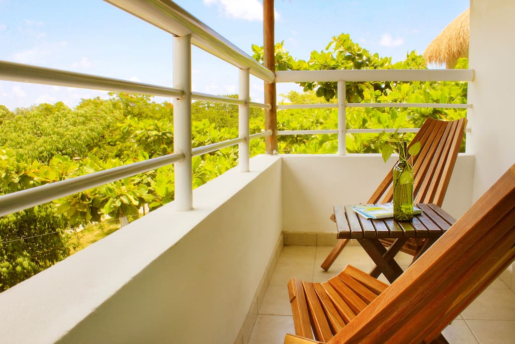 Enjoy the view of downtown from your private balcony