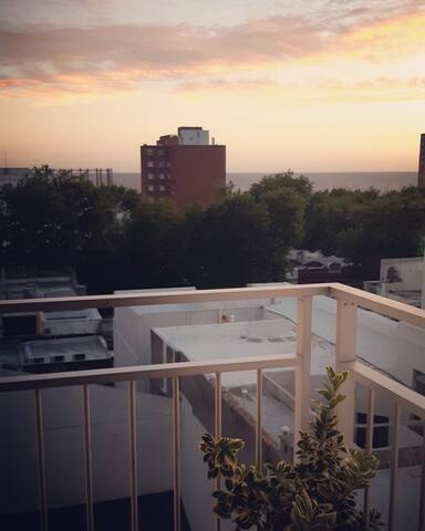 Apartamento con vista a la rambla