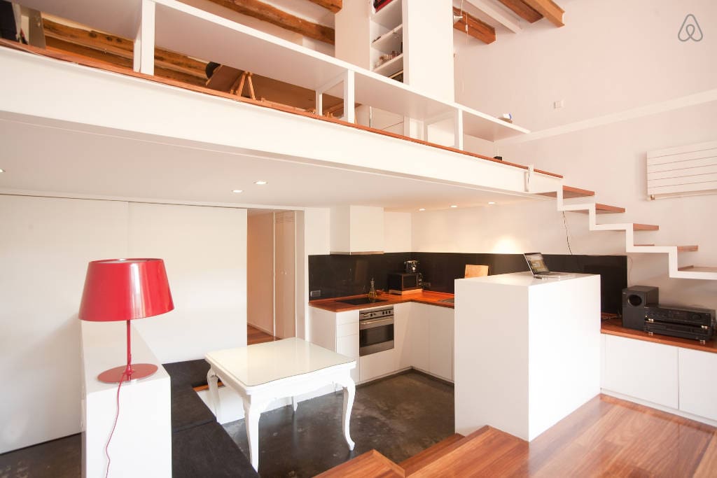 cocina y al fondo se pasa a la habitación 1 y al baño 1.
