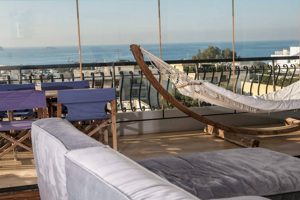 View of the balcony