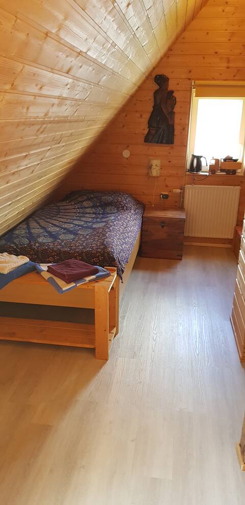Nice cosy place just under the roof