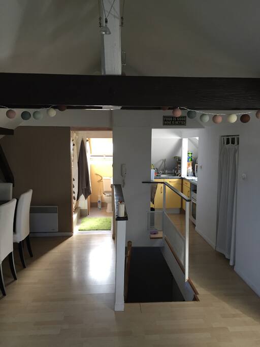 Vue accès appartement