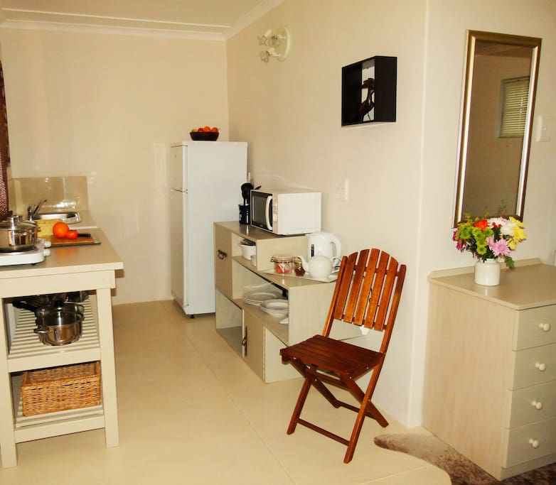 Well equipped kitchenette