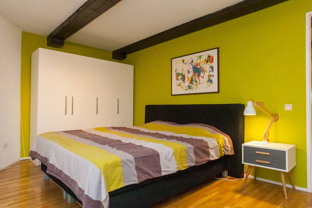 The master bedroom