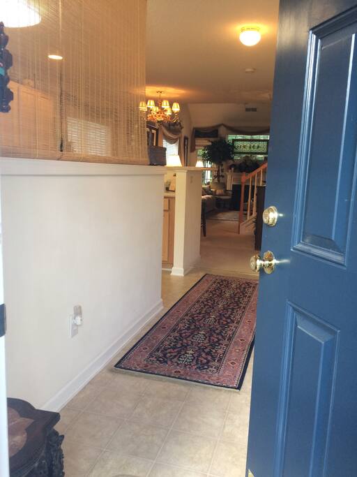 Entry with kitchen to the left