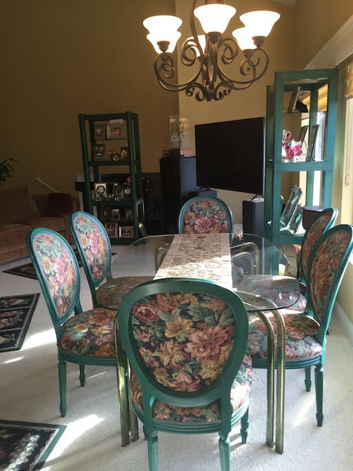 Open Family/Dining Room with Ocean Views.