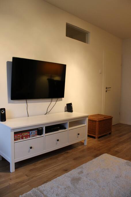 Internet-Fernseher, Netflix, WLAN, div. Spiele, Bluetooth-Speaker, Playstation