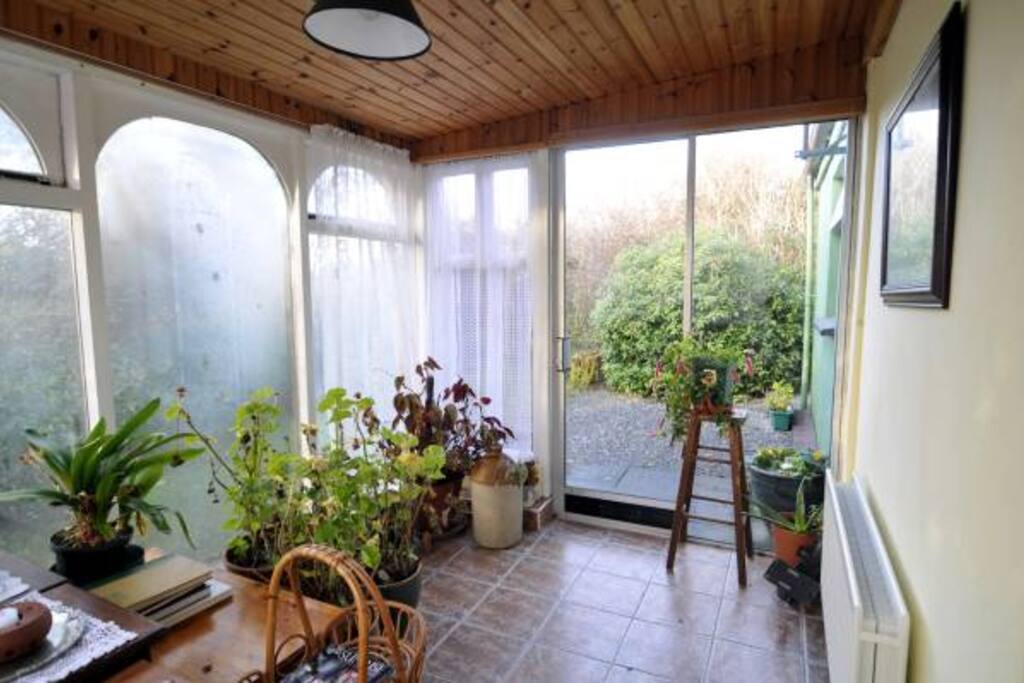 Conservatory onto private garden.