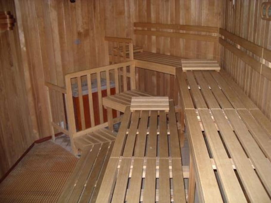 Sauna gegen Münzeinwurf