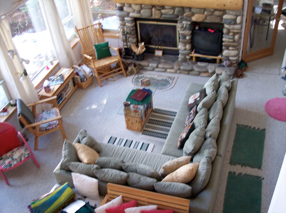 Living room from above
