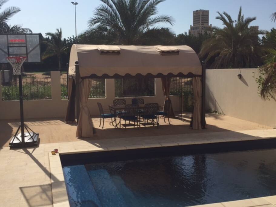 Private pool and outdoor area