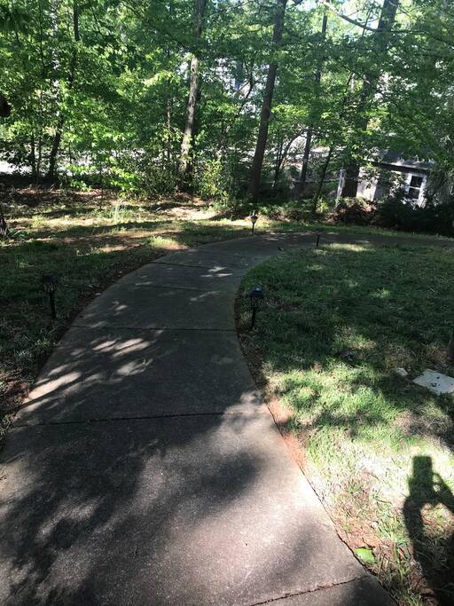 Trail leading to your private entrance!