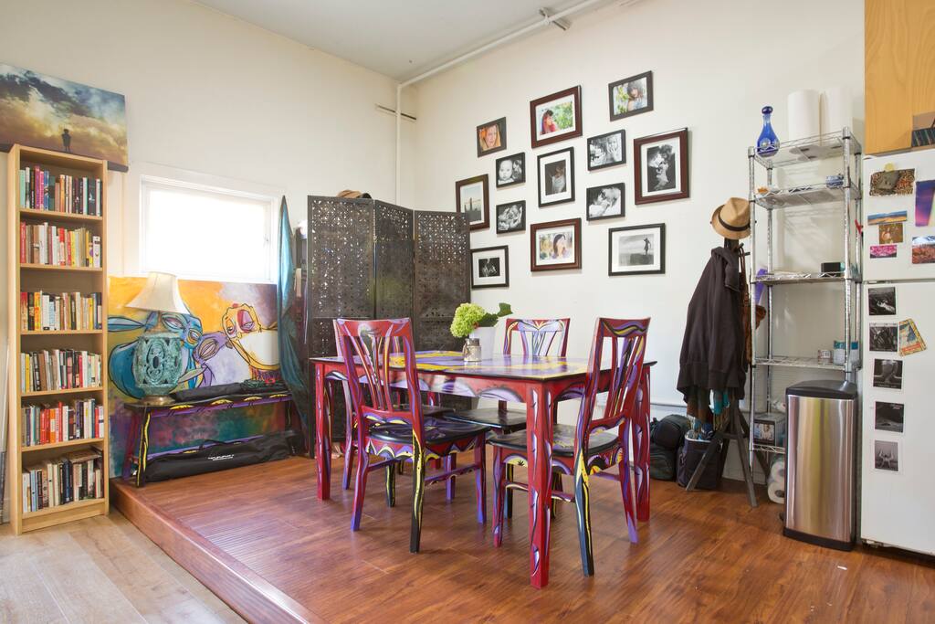 dining area/ meeting room. also used as co-working space