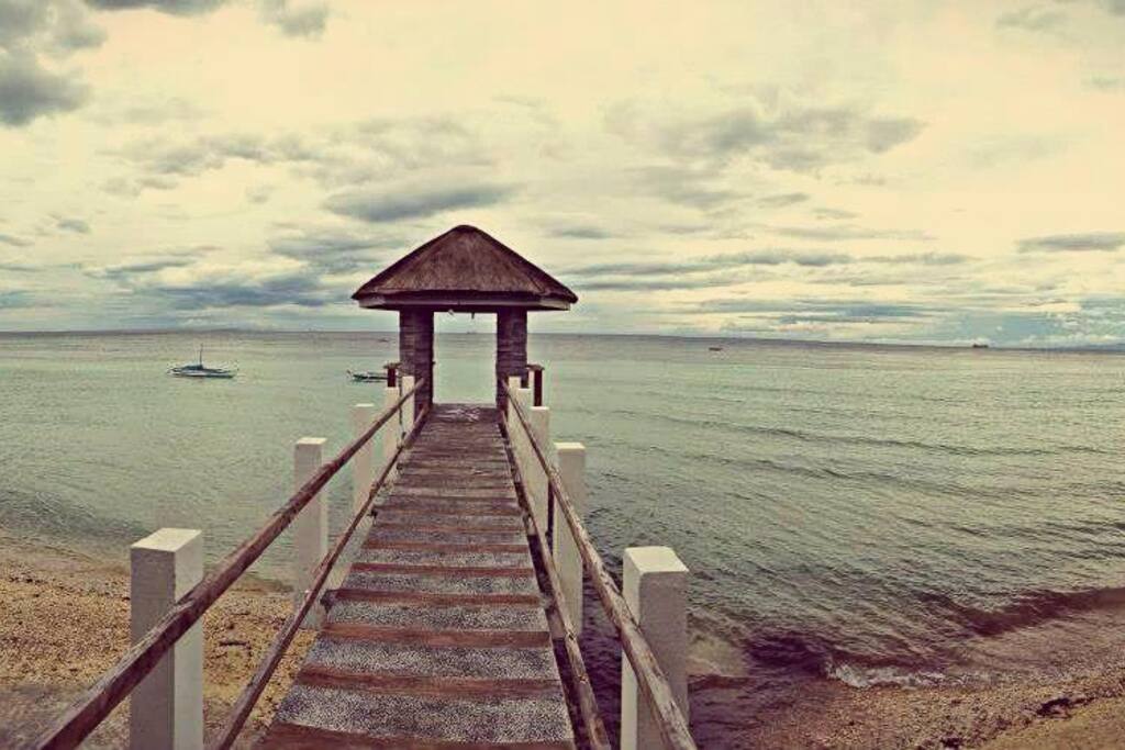 Gazebo by the beach