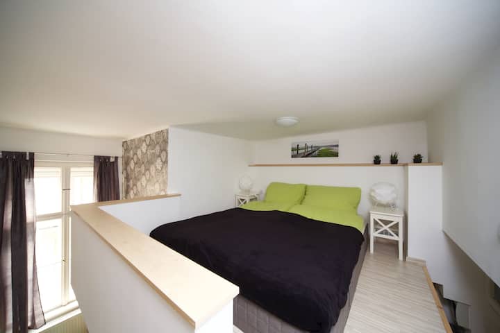 Área para dormir en la galería, 1 cama doble.