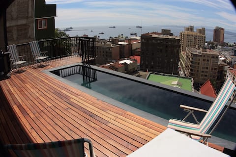 Sunny duplex with amazing view.