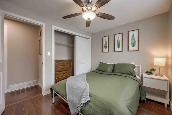 2nd bedroom on the right hand side going down the hallway