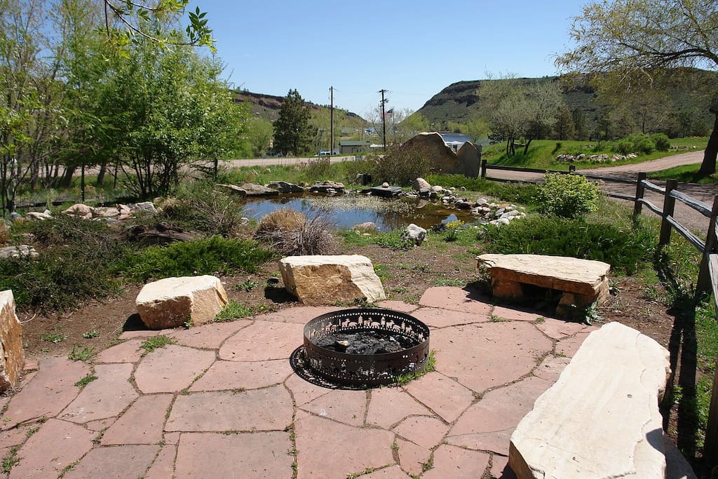 Lakeshore Marina Condos' private fire pit