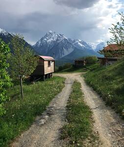 Zirkuswagen mit Panoramablick