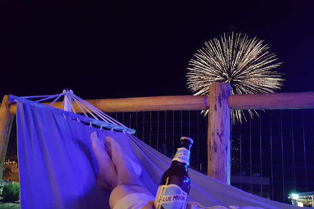 4th of July fireworks from the deck