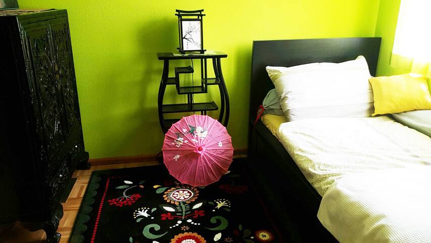 Guestroom (pistache) in Dornach near Goetheanum