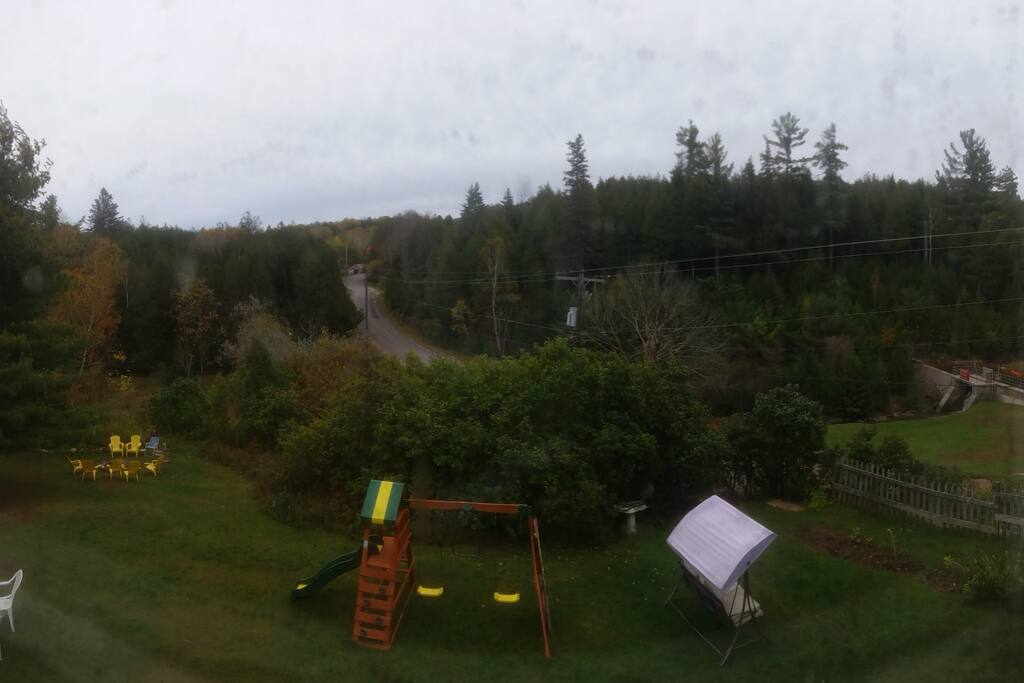 Window view to the East.