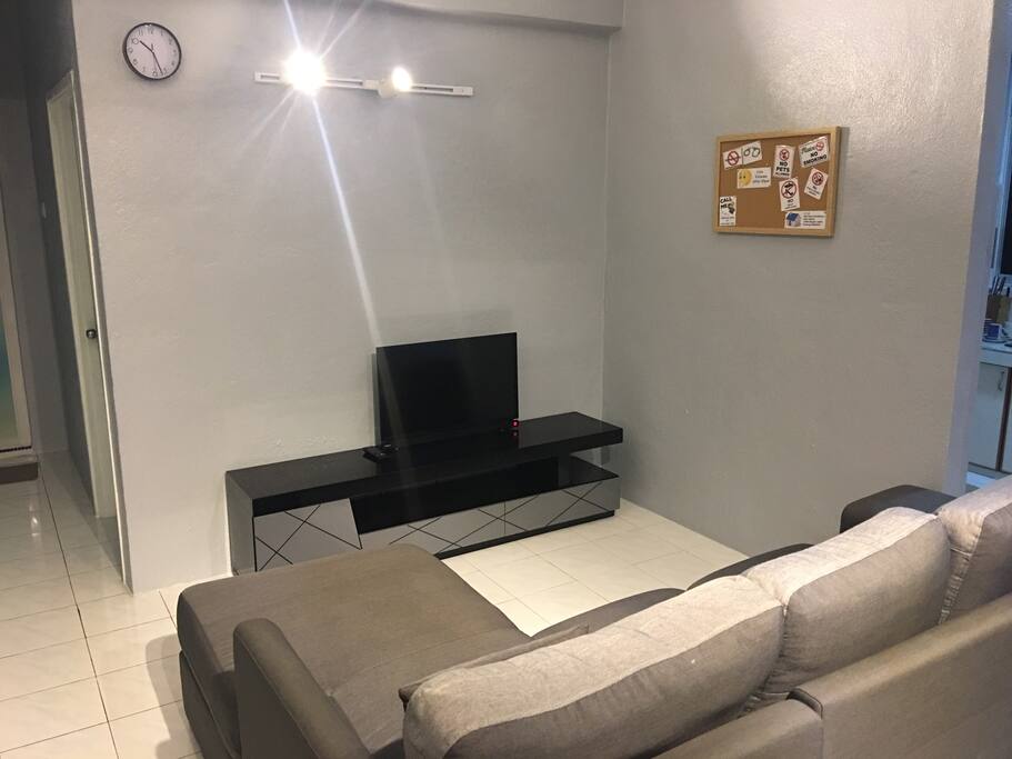 Living room with TV