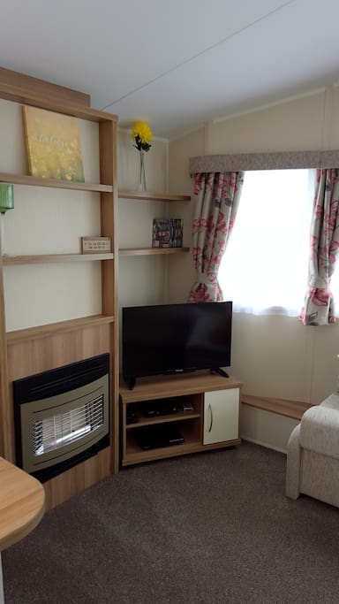 Living room - includes TV and DVD/CD PLayer