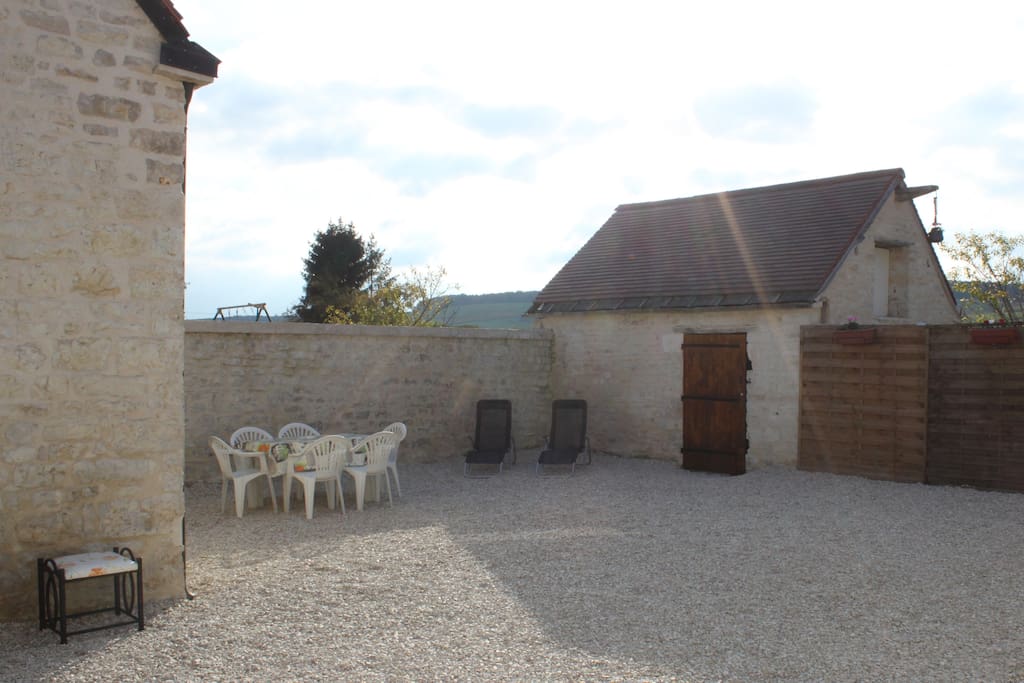 salon de jardin
coin détente