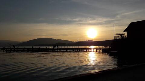 Cottage with beautiful Attersee views