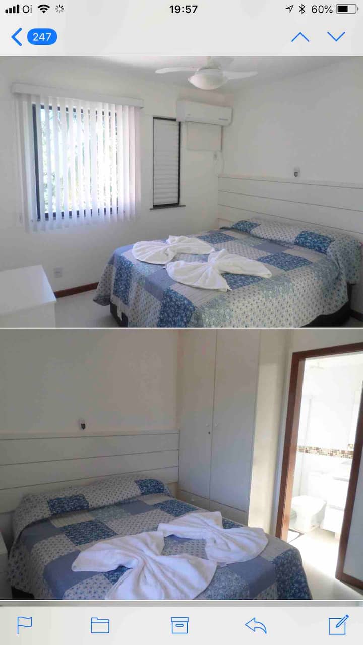 Dormitorio 2 una cama doble y dos individuales