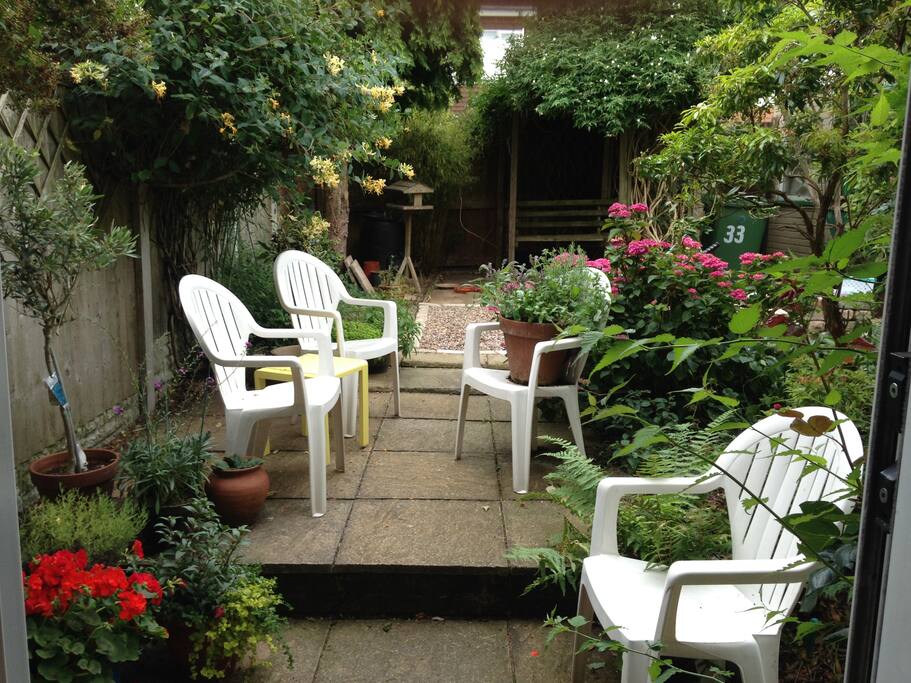Private rear garden