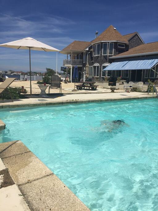 Pool on property
