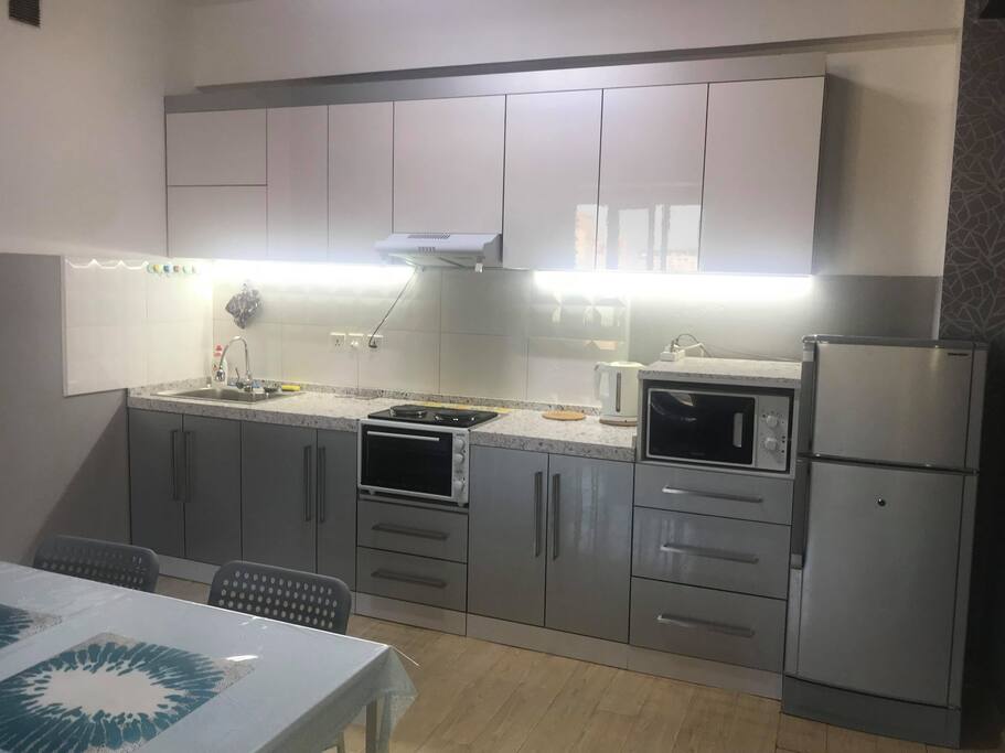 Kitchen and dining area