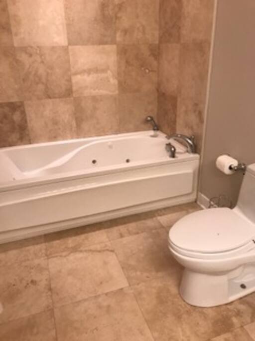 Master bath jacuzzi tub