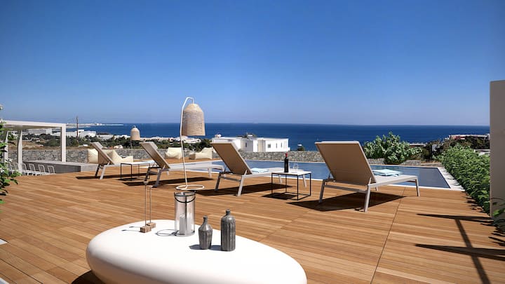 Thea Sunrise Luxury Villa with Heated Eco Pool