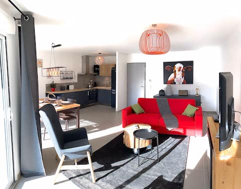 Airbnb performant: Apt T3 70m2 centre Bourg close to Les Arcs à Bourg Saint Maurice