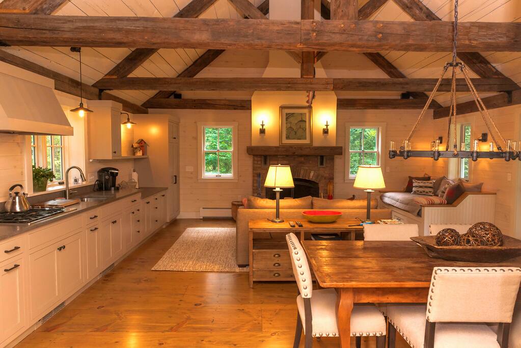 Inside Kitchen and common room.