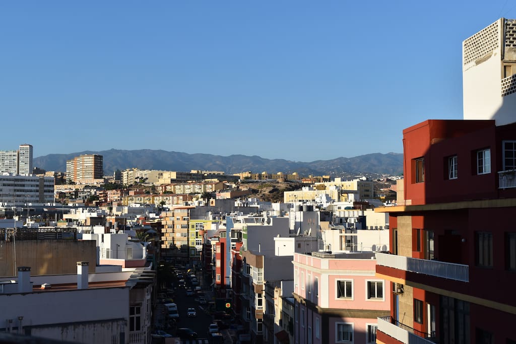 Vista desde la terraza.