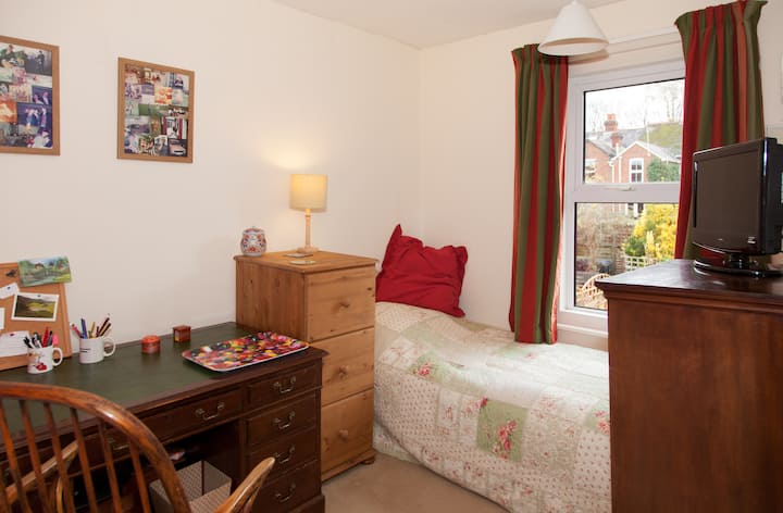 Single bedroom, in a family home.