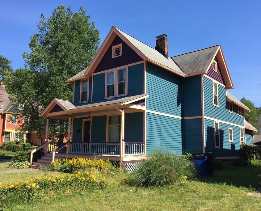 View of the west side of the house